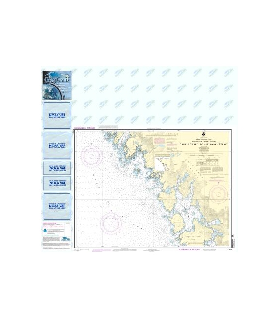 NOAA Chart 17321 Cape Edward to Lisianski Strait, Chichagof Island