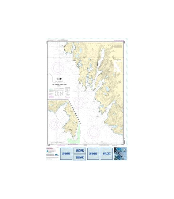 NOAA Chart 17330 West Coast of Baranof Island Cape Ommaney to Byron Bay