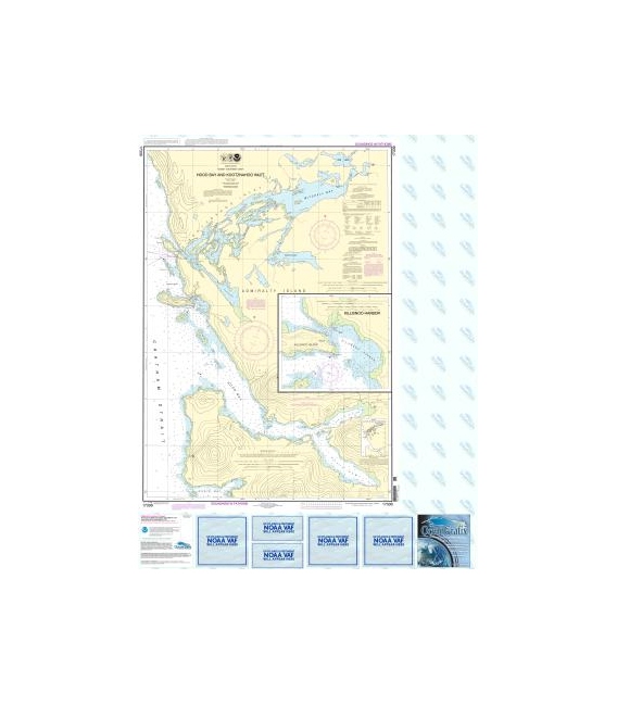 NOAA Chart 17339 Hood Bay and Kootznahoo Inlet