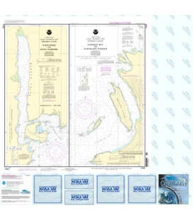 NOAA Chart 17365 Woewodski and Eliza Hbrs. - Fanshaw Bay and Cleveland Passage