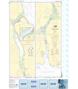 NOAA Chart 17375 Wrangell Narrows - Petersburg Harbor