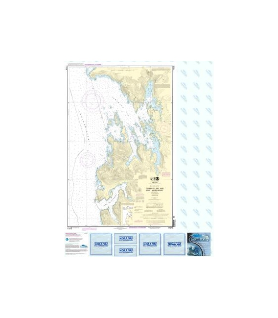 NOAA Chart 17376 Tebenkof Bay and Port Malmesbury