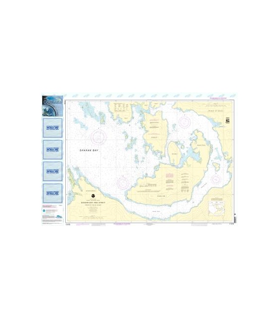 NOAA Chart 17379 Shakan Bay And Strait, Alaska