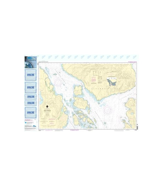 NOAA Chart 17383 Snow Passage, Alaska