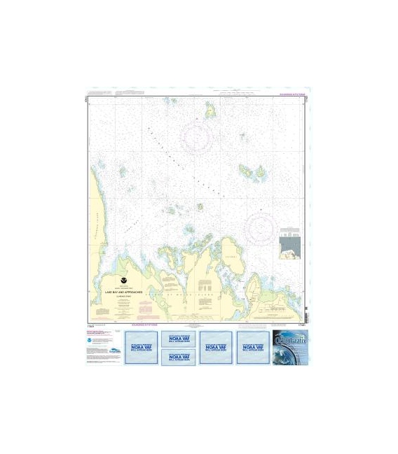 NOAA Chart 17401 Lake Bay and approaches, Clarence Str.
