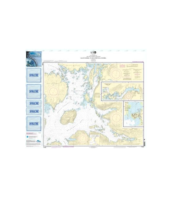 NOAA Chart 17405 Ulloa Channel to San Christoval Channel - North Entrance, Big Salt Lake - Shelter Cove, Craig