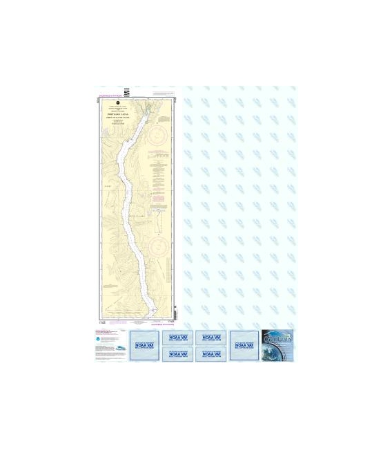 NOAA Chart 17425 Portland Canal-North of Hattie Island