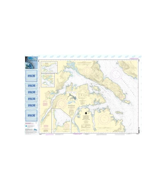NOAA Chart 17426 Kasaan Bay, Clarence Strait - Hollis Anchorage, eastern part - Lyman Anchorage