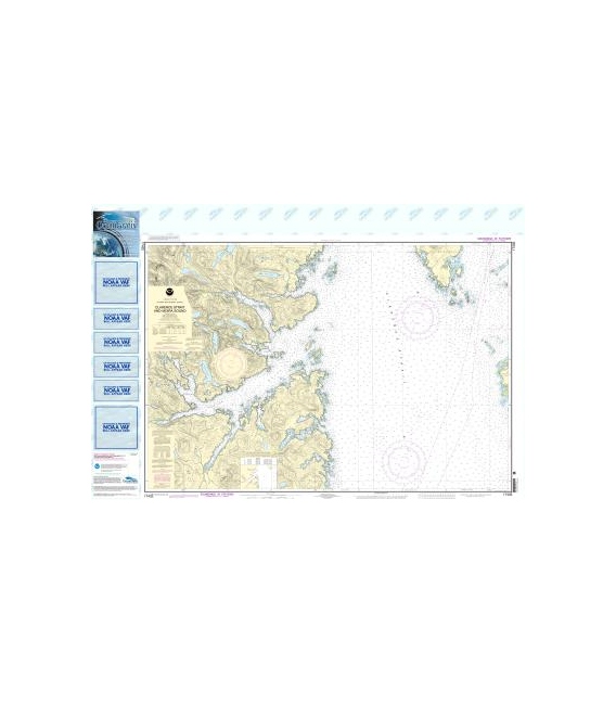 NOAA Chart 17432 Clarence Strait and Moira Sound
