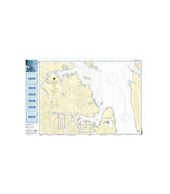 NOAA Chart 17436 Clarence Strait, Cholmondeley Sound and Skowl Arm
