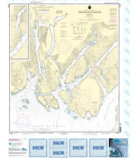 NOAA Chart 17437 Portland Inlet to Nakat Bay