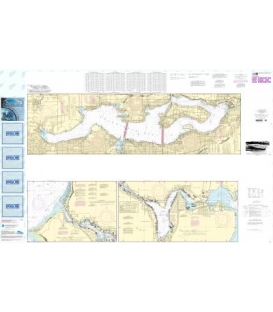 NOAA Chart 18447 Lake Washington Ship Canal and Lake Washington