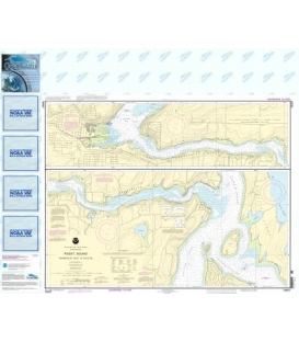 NOAA Chart 18457 Puget Sound-Hammersley Inlet to Shelton