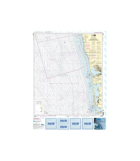 NOAA Chart 18500 Columbia River to Destruction Island