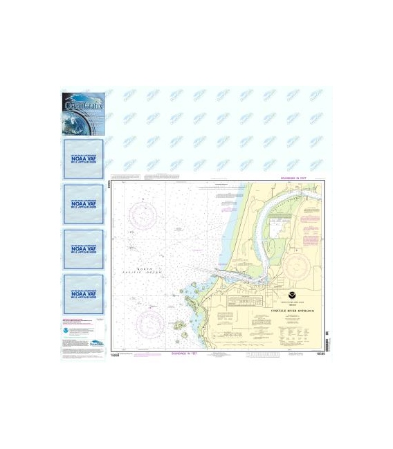 NOAA Chart 18588 Coquille River Entrance
