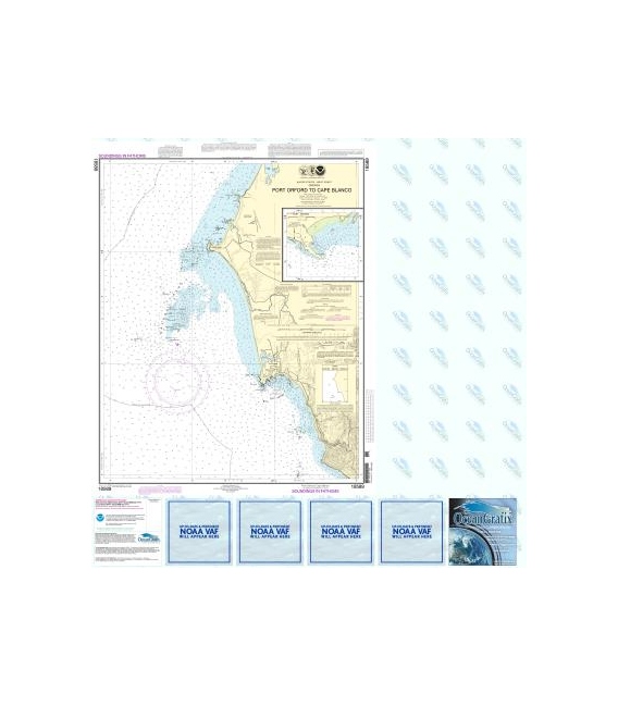 NOAA Chart 18589 Port Orford to Cape Blanco - Port Orford