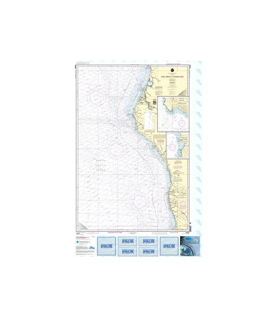 NOAA Chart 18620 Point Arena to Trinidad Head - Rockport Landing - Shelter Cove