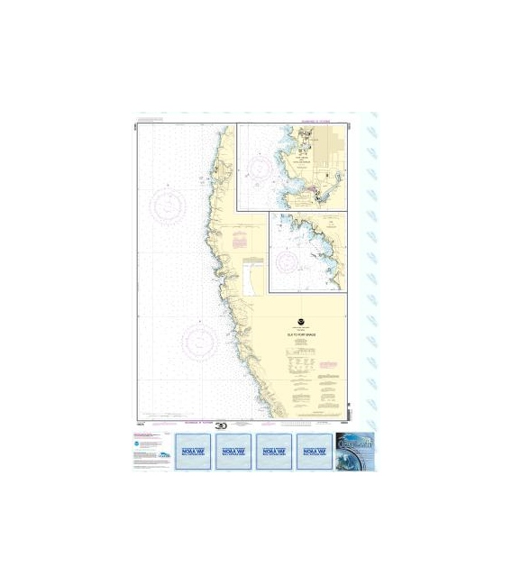 NOAA Chart 18626 Elk to Fort Bragg - Fort Bragg and Nayo Anchorage - Elk