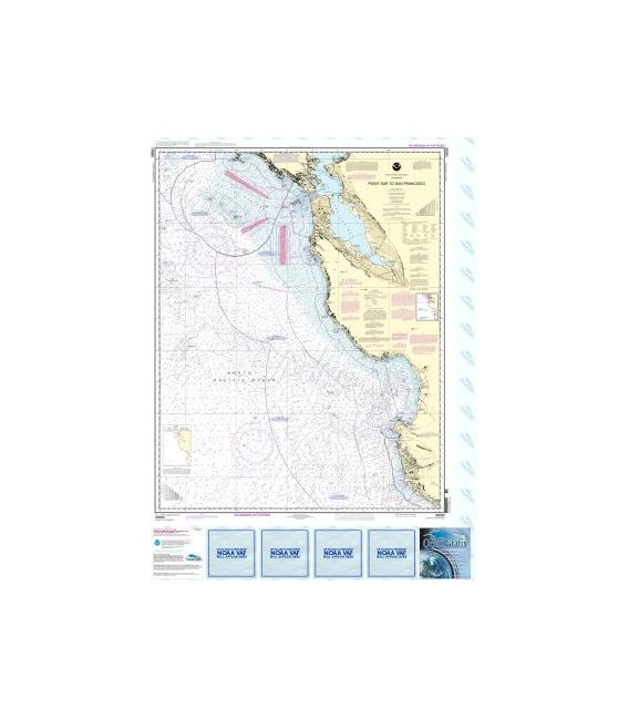 NOAA Chart 18680 Point Sur to San Francisco