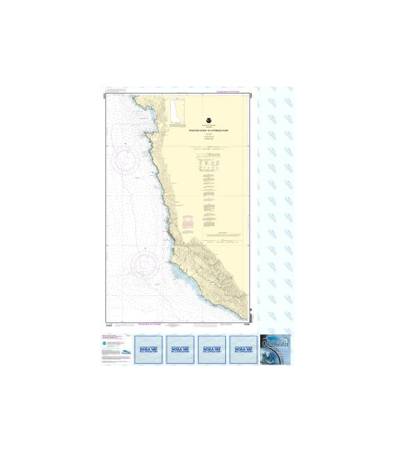 NOAA Chart 18686 Pfeiffer Point to Cypress Point