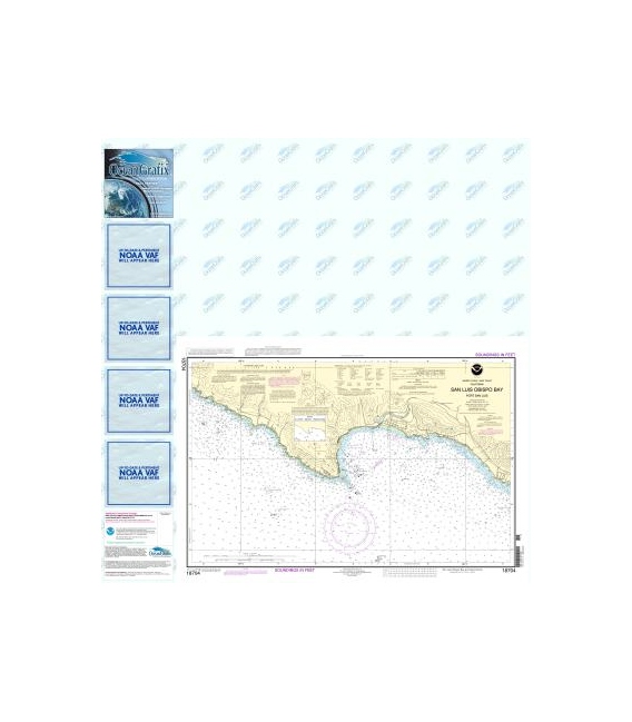 NOAA Chart 18704 San Luis Obispo Bay, Port San Luis