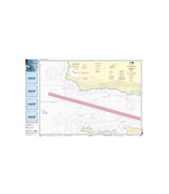 NOAA Chart 18721 Santa Cruz Island to Purisima Point