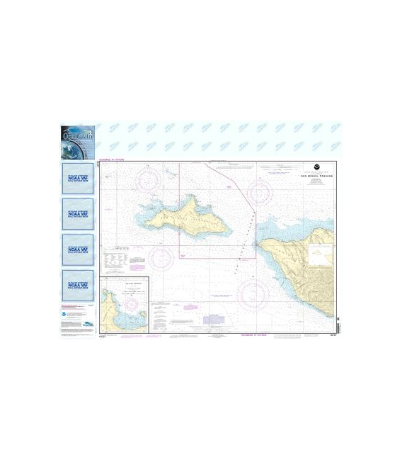 NOAA Chart 18727 San Miguel Passage - Cuyler Harbor