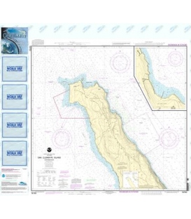 NOAA Chart 18763 San Clemente lsland northern part - Wison Cove