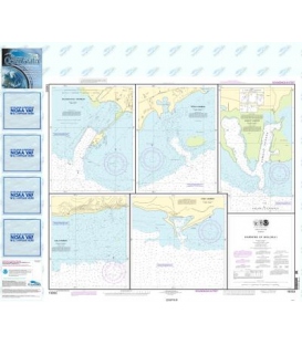 NOAA Chart 19353 Harbors of Molokai Kaunakakai Harbor - PŸkoo Harbor - Kamalš Harbor - Kolo Harbor - Lono Harbor