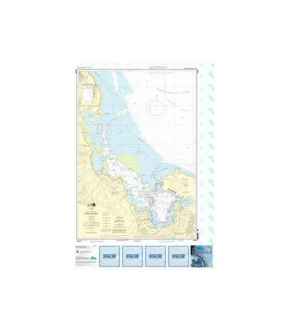 NOAA Chart 19359 O&lsquo - ahu East Coast KŠne&lsquo - ohe Bay