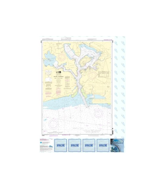 NOAA Chart 19366 Pearl Harbor O&lsquo - ahu South Coast