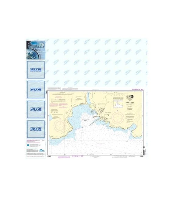 NOAA Chart 19382 Port Allen Island of Kaua&lsquo - i