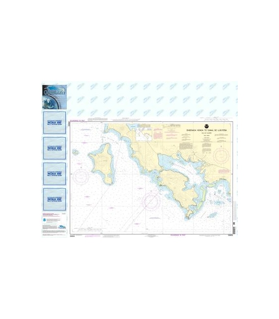 NOAA Chart 25655 Ensenada Honda to Canal de Luis Pena
