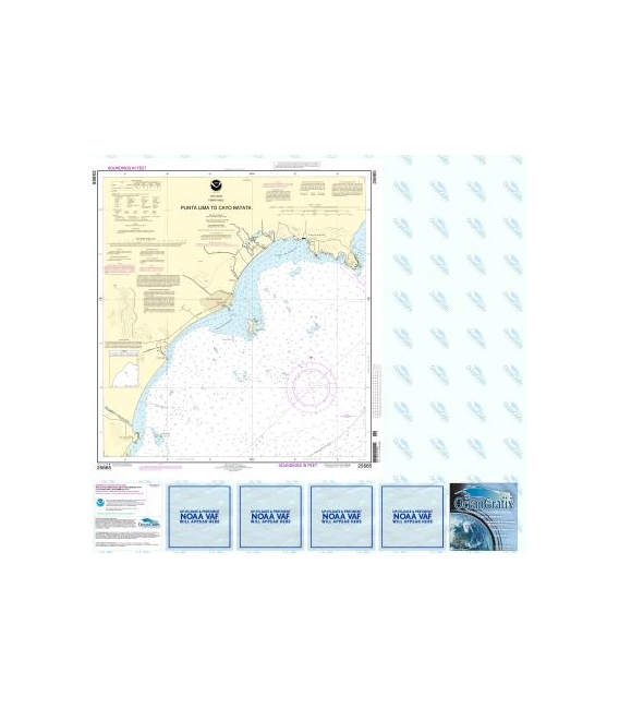 NOAA Chart 25665 Punta Lima to Cayo Batata