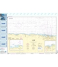 NOAA Chart 25668 North Coast of Puerto Rico Punta Penon to Punta Vacia Talega - Puerto Arecibo - Puerto Palmas Altas
