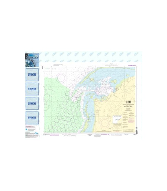 NOAA Chart 81076 Commonwealth of the Northern Mariana Islands Saipan Harbor