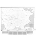 NGA Chart 63 Great Circle Sailing Chart of the South Pacific Ocean