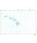 NGA Chart 19008 Hawaiian Islands (OMEGA-BATHYMETRIC CHART)