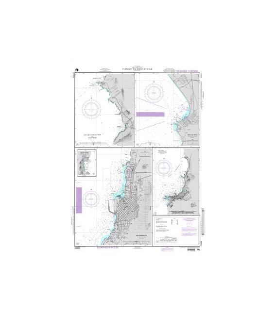 DM 22221 Plans on the Coast of Chile A. Caleta Mejillones del Norte and Caleta Buena