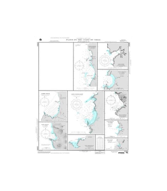DM 22261 Plans on the Coast of Chile Bahia de Copiapo
