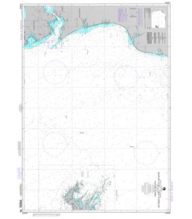 DM 23000 Bahia San Julian to Strait of Magellan with part of Falkland Islands (Islas Malvinas)