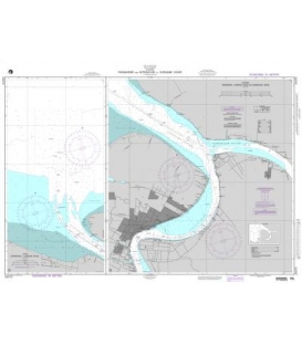 DM 24375 Paramaribo and Approaches to Suriname Rivier Panels: A. Approaches to Suriname Rivier