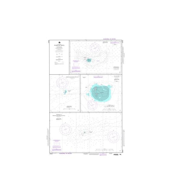 DM 24521 Islands off Brazil Plans: A. Approaches to Atol das Rocas