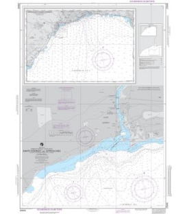 NGA Chart 25848 Dominican Republic-South Coast Plans: A. Puerto de Haina