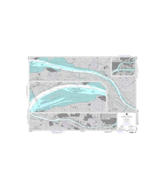 DM 37367 Course of the Loire (France-West Coast) Panels: A. Pointe De Mindin to Paimboeuf