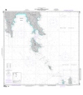 NGA Chart 54302 Southwest Entrance Channels to the Aegean Sea