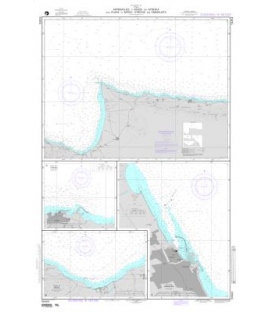 NGA Chart 54464 Approaches to Xeros and Kyrenia with Plans of Xeros, Kyrenia and Famagusta