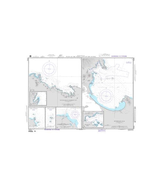 DM 73701 Plans on the North Coast of New Guinea A. Matterer Baai to Tanahmerah Baai