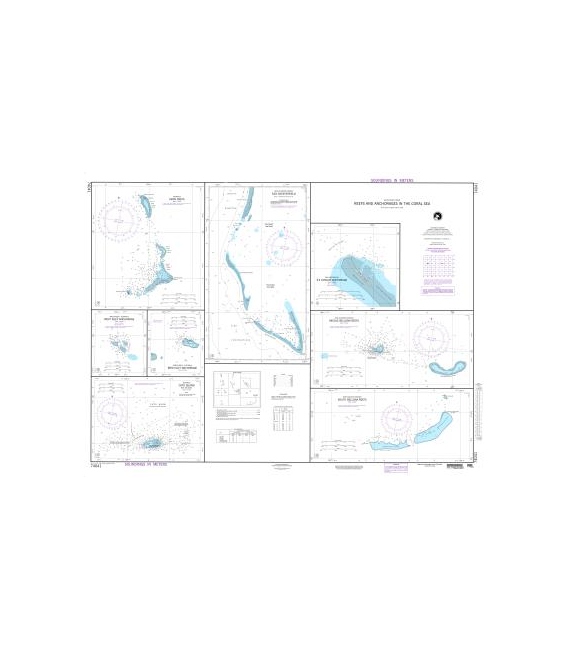 DM 74041 Reefs and Anchorages in the Coral Sea Plans: A. Kenn Reefs