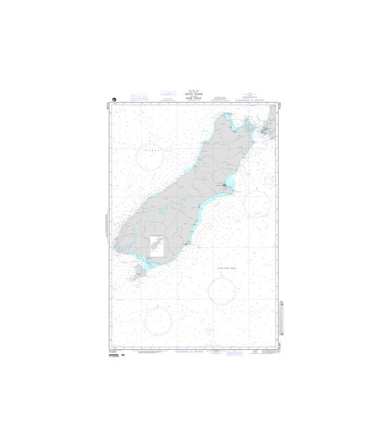 DM 76180 South Island including Cook Strait (New Zealand)
